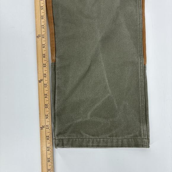 Browning Pants Men 36x32 Brown Canvas Brush Guard Outdoors Hunting Fits 33x29 - Picture 15 of 16